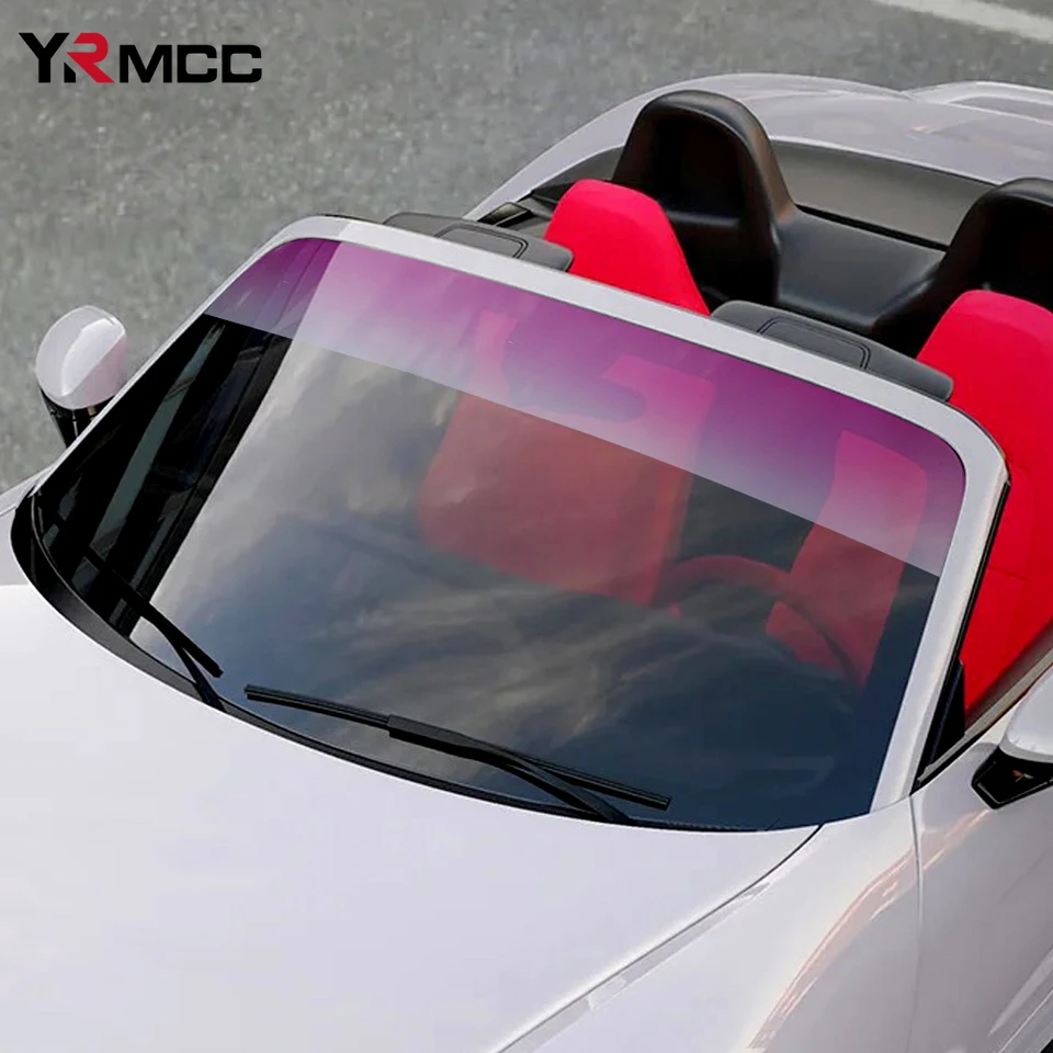 Automobilové predné sklo Nálepka automatické sklo Sunshade Ochranný film Tepelná izolácia Slnko Ochrana nepremokavých filmov