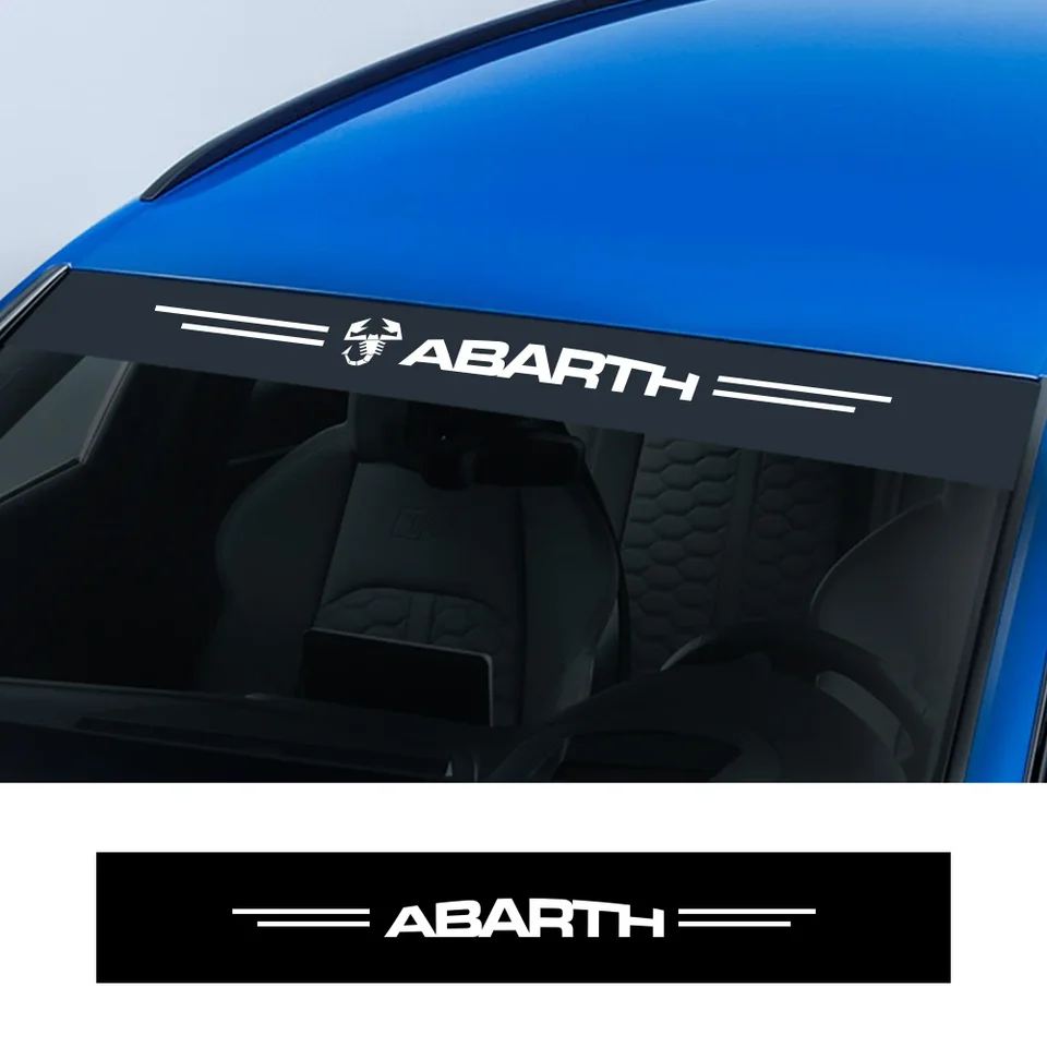Automobilové predné čelné sklo vinylový kryt automatické príslušenstvo pre čelné sklo pre Fiat 500 Abarth Panda Tipo Egea Doblo 124 Spider Stilo