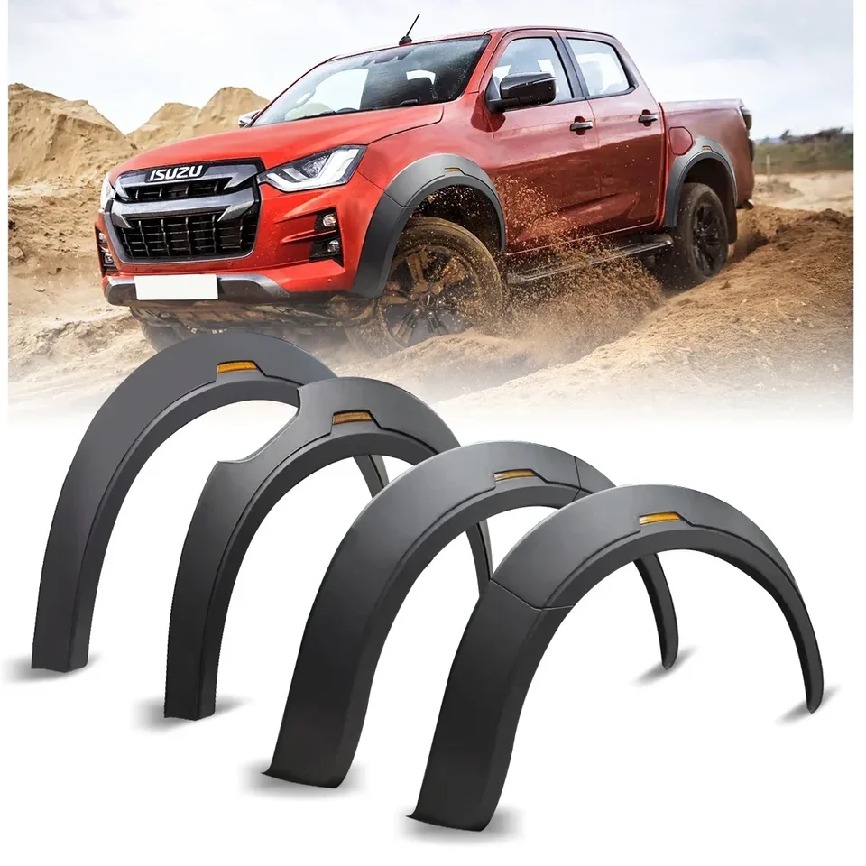 Automobilové príslušenstvo 5 '' Fender Flares Wheel Arch Fit Fit for Isuzu D-Max 2020 2021 2022 2023