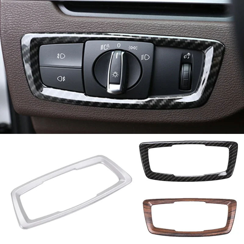 Automobilové príslušenstvo ABS auto Interiérový svetlomet spínač gombíka TRUB TRICKER ORIC DEOBRON pre BMW X1 F48 X2 F47 1 sériu 2016-2019