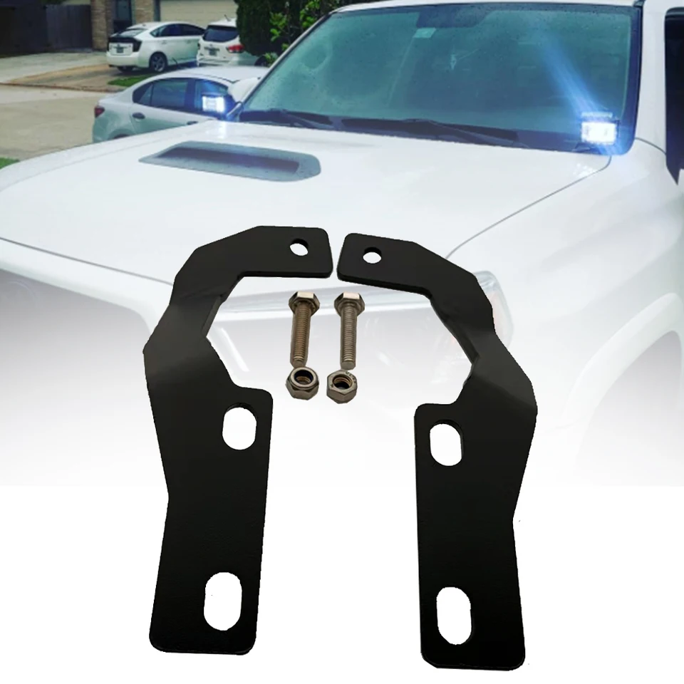 Automobilové príslušenstvo Ditch Ditch Nízky profil LED svetlo podkladové držiaky pre Toyota 2010-2021 4Runner /2007-2021 Tundra