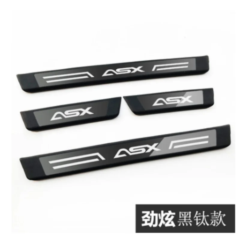 Automobilové príslušenstvo pre Mitsubishi ASX 2013-2019 Dvere Sill Pedal Plaff Doskov z nehrdzavejúcej ocele ochranky