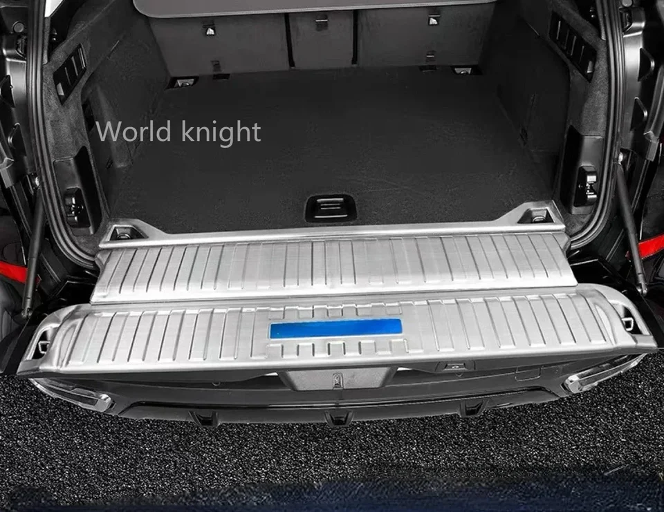 Automobilové príslušenstvo z nehrdzavejúcej ocele Zadný kmeň kmeňa poskakovacie dosky Dvere Prameňové krytie lišta Lacné 3ks pre BMW X5 G05 2019-2022