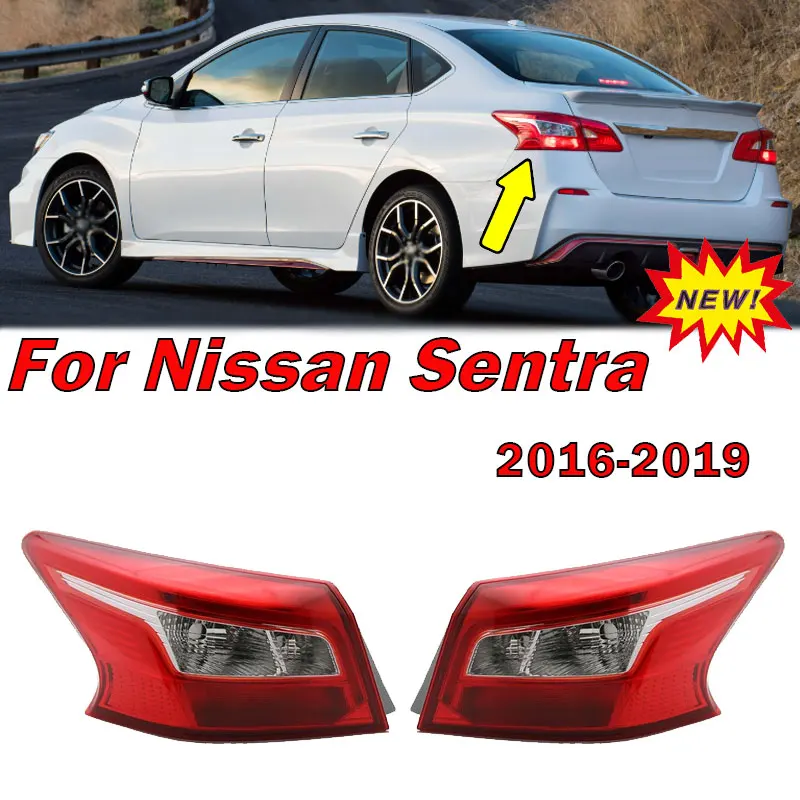 Automobilové príslušenstvo Zadné zadné svetlo Výstražné brzdenie Brzdenie FOG LAMP OUT SIGNAL SILD SILDE pre NISSAN SENTRA 2016-2019 Taillight 265503YU0A