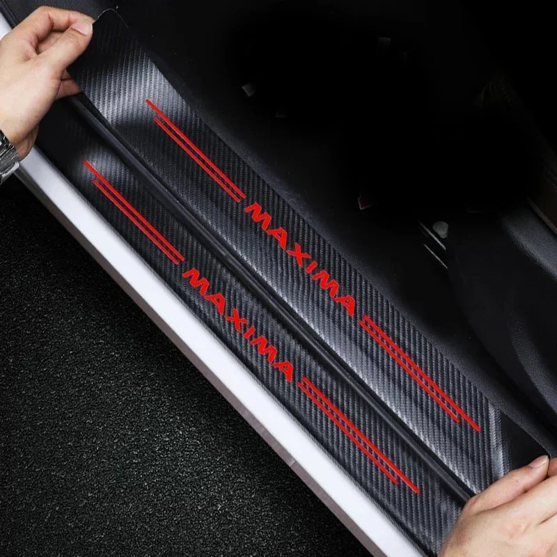 Automobilové prúžky Silling Styling Ochranné nálepky na uhlíkové vlákno pre Nissan Maxima 2023