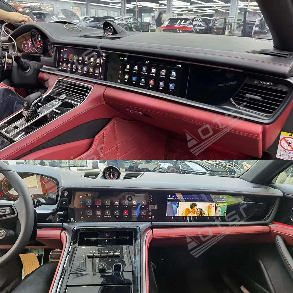 Automobilové rádio pre Porsche Panamera 2017-2023 Virtuálny kokpit Speed ​​Meter Car Co Co Pilot SELT SEAT Dishboard Aktualizácia do 2024