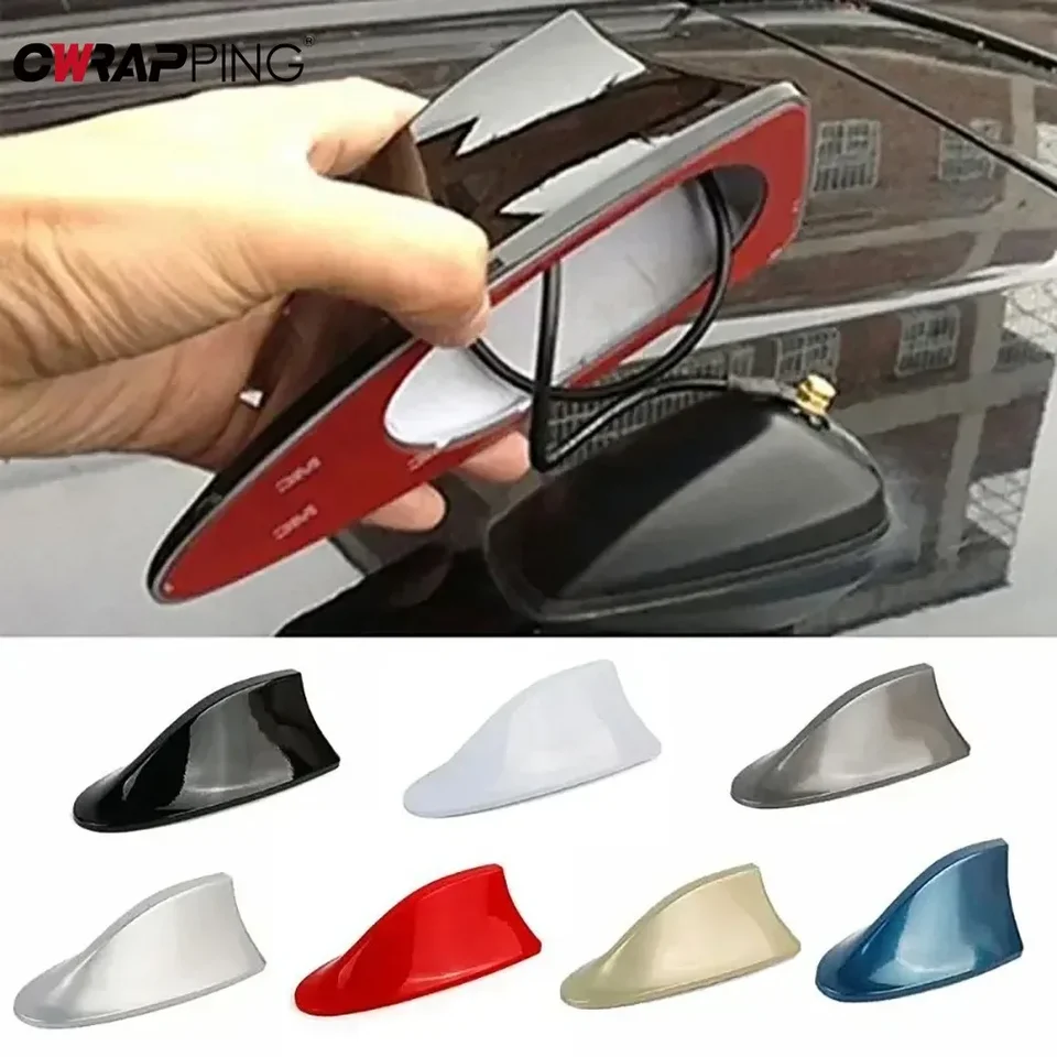 Automobilové rádio žralok Fin Car Antenna Radio FM Signal Design pre všetky automobily Aerials Auto