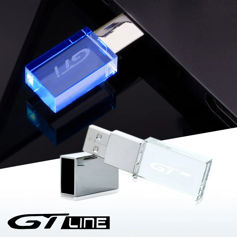 Automobilové sklo USB Drive Color stmievanie automobilových doplnkov pre Peugeot GT GTI GTLINE 508 5008 3008 208 2008 308