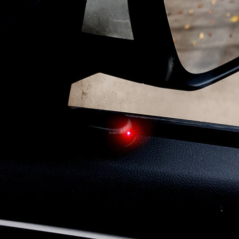Automobilové svetlo solárne napájané simulované figuríny Alarm bezdrôtového výstrahy proti krádež