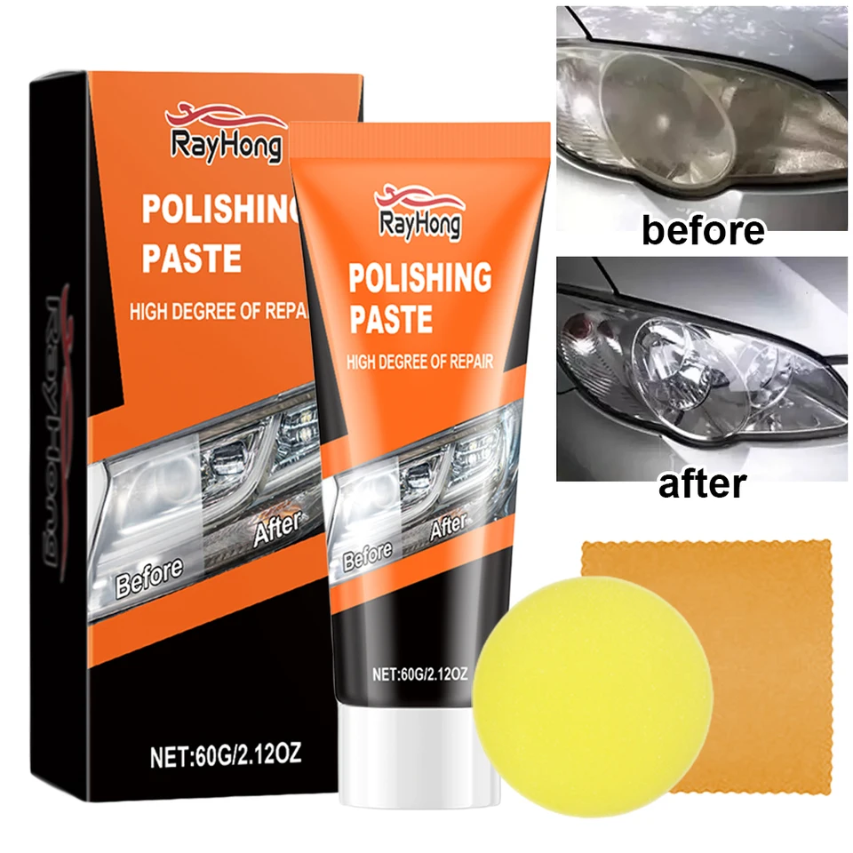 Automobilové svetlomet leštenie pasty na auto svetlo leštičku čistenie pasty Scratch Odstráňte rekonštrukčné náradie pre automobilovú lampa Last Locs Paste