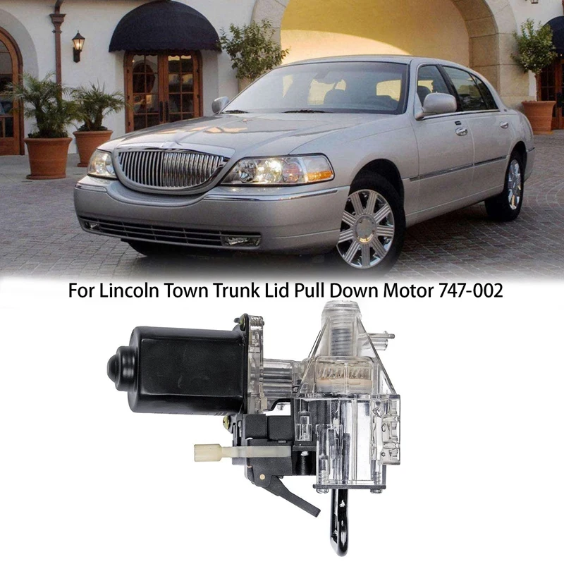 Automobilový batožinový priestor Zadný kufrový kmeňa Rovnak dole motor motora pre mesto Lincoln Town Trunk Trunk Plochr down Motor 747-002