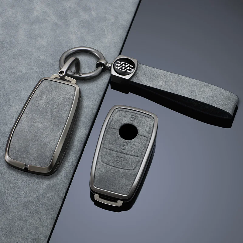 Automobilový diaľkový kryt krytu kľúča shell fob pre Mercedes Benz ACESG Class GLC CLE CLA GLB GLS W177 W205 W213 W222 X167 AMG