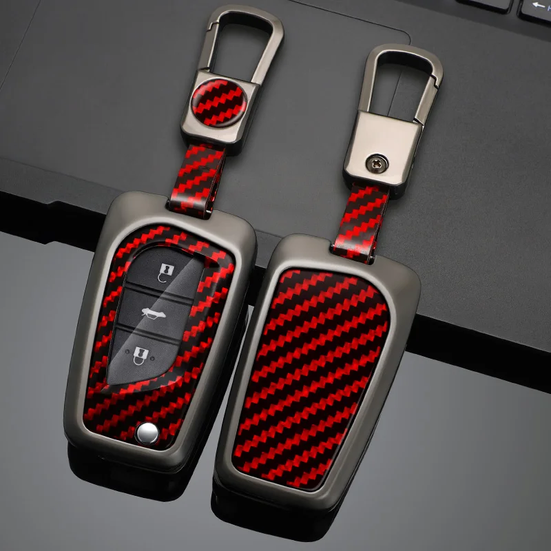 Automobilový diaľkový kryt kľúča shell fob pre Toyota Hilux Revo Auris Corolla Reiz Avensis Verso Yaris Aygo Rav4 Scion TC IM 2017 2016