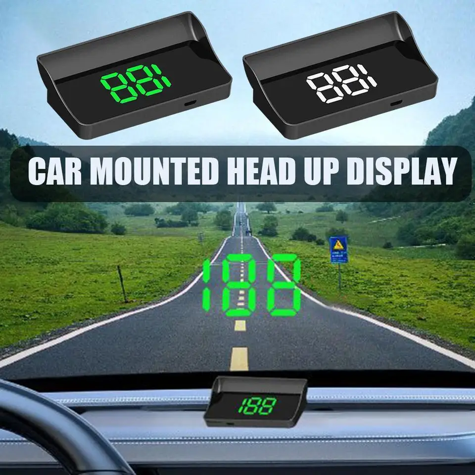 Automobilový displej DIZAJN GPS Digitálny rýchlomer HUD Automatické elektronika KMH/MPH Projector B4A7
