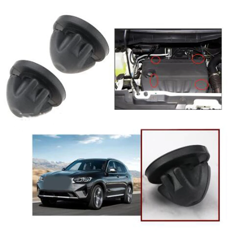 Automobilový gumový gumový gumový mólo 11127614138 pre BMW 1 2 3 4 5 6 7 8 x1 x2 x3 x4 x6 x7 z4 ochranný príslušenstvo kapoty