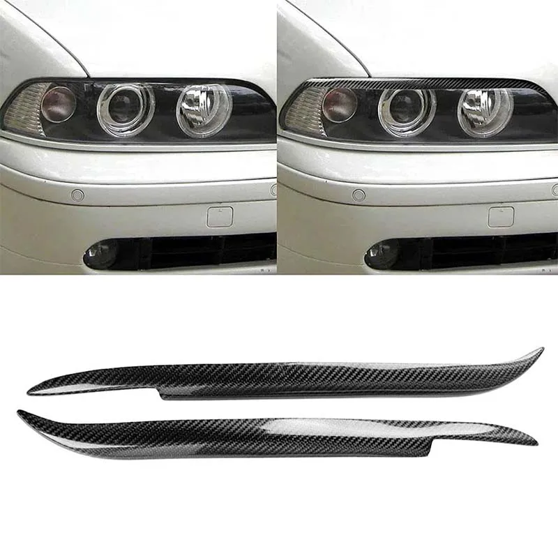 Automobilový kryt obočia obočie Obera Orezová nálepka pre BMW 5 Series E39 525 528 530 M5 1997 ~ 2003