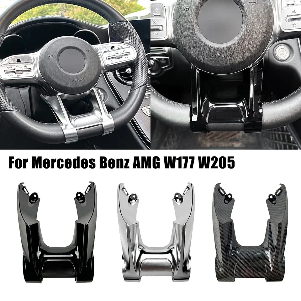 Automobilový kryt ploché koliesko pre dolnú výbavu pre Mercedes Benz AMG Sport 2019+ A W177 B W247 W205 CE W213 CLA C118 GLB Class