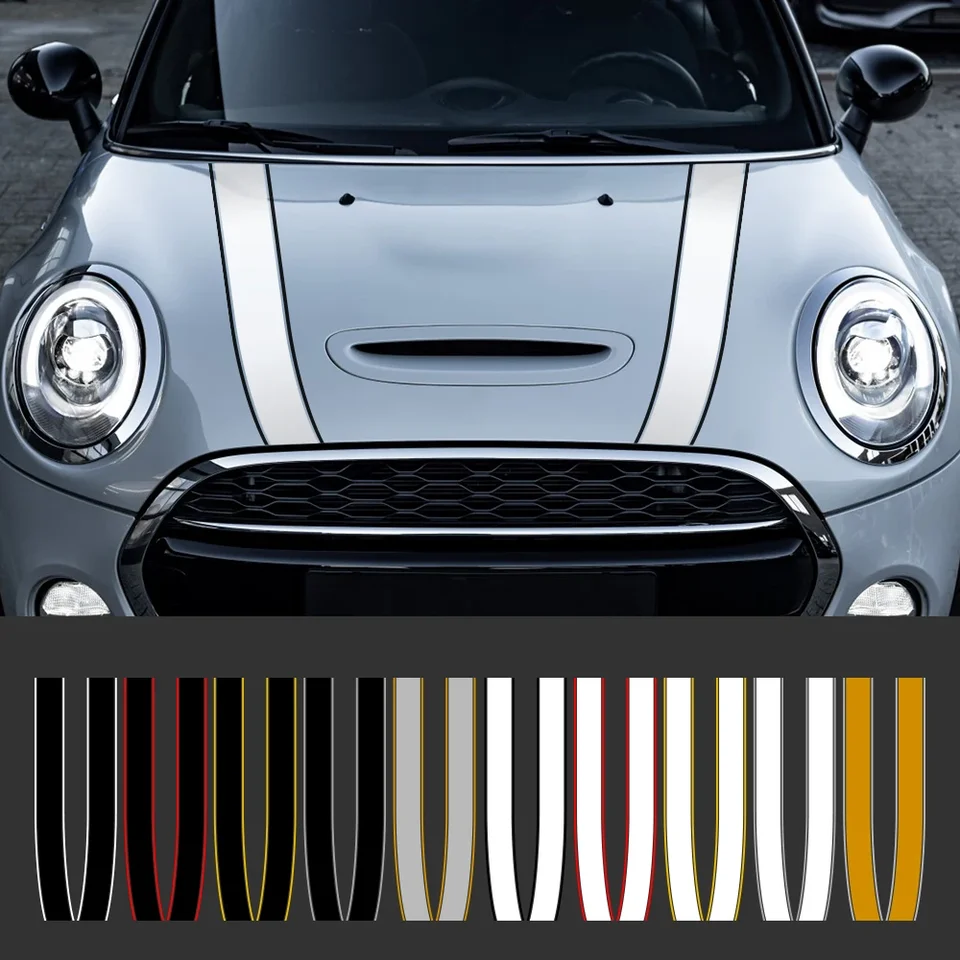 Automobilový motor s kapucňou nálepky nálepky pre nálepky pre mini cooper One S JCW R56 R57 R58 F54 F55 F56 HACTCHback Accessories