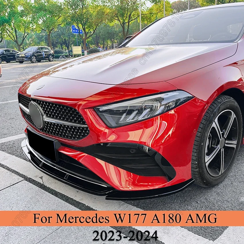 Automobilový nárazník na pery Splitter Body TRIST TRIP KRYT PRE Mercedes Benz W177 A180 A200 A35 AMG 2023-2024 ladiace súpravy