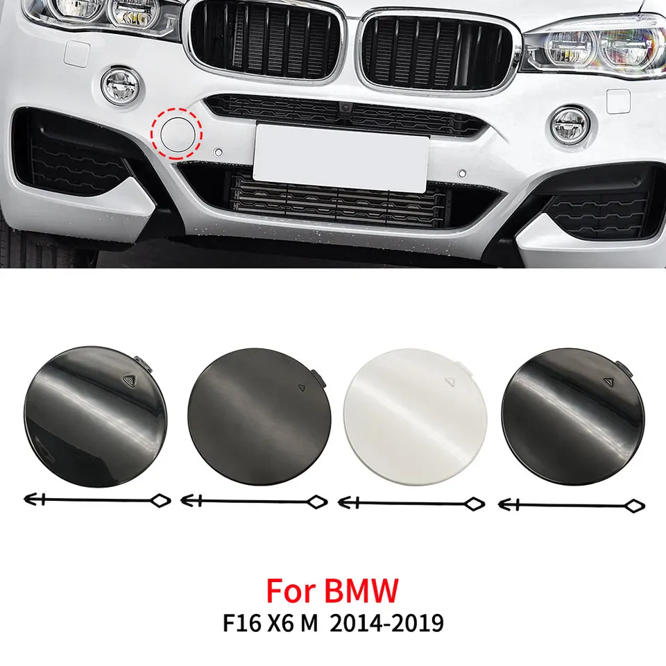 Automobilový nárazníkový nárazový kryt s výmenou doplnku Čierna biela pre BMW X6 M F16 M Sport 2014-2019 51118065933