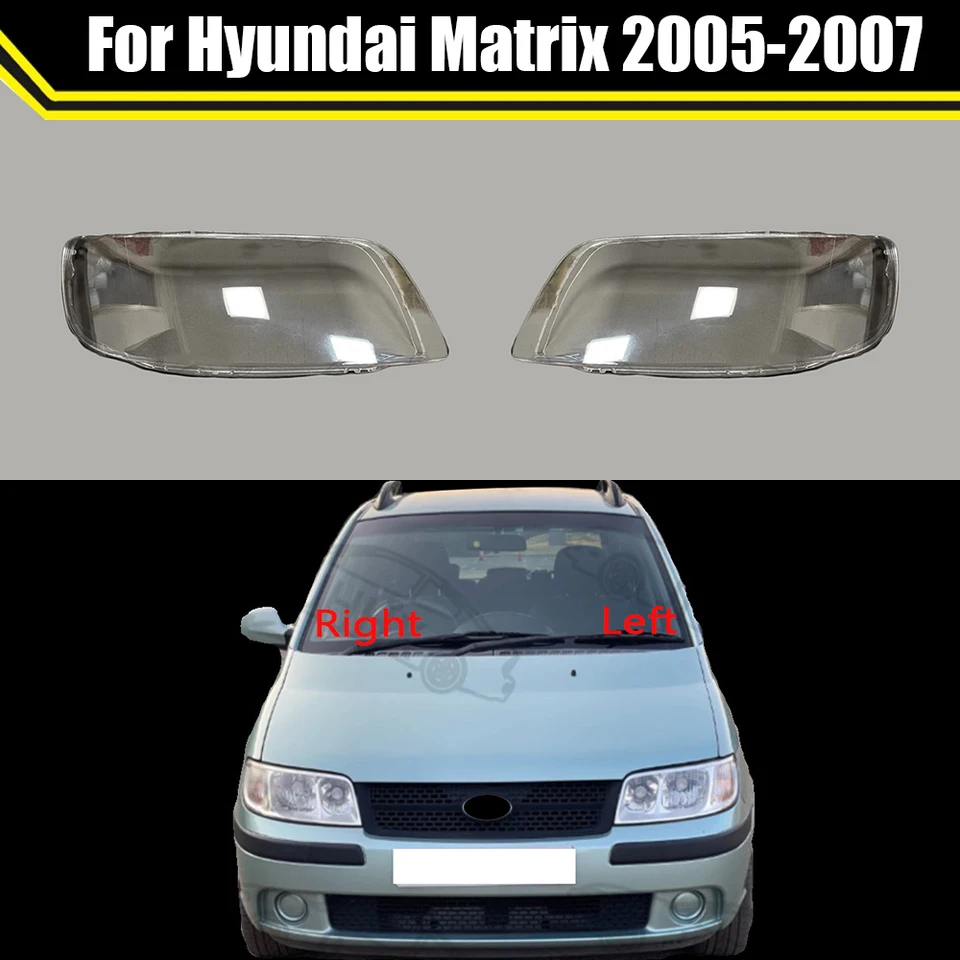 Automobilový predný svetlomet objektív automatické škrupiny svetlomet s čistou lampami svetlo svetlo svetla obalu pre matricu Hyundai 2005 2006 2007