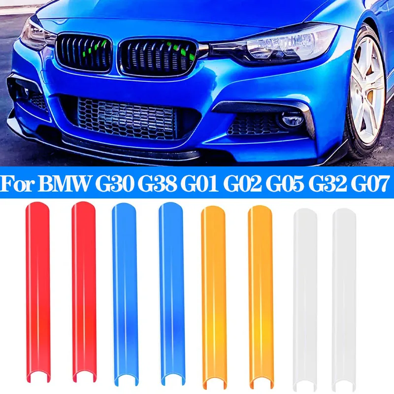 Automobilový prúžok prednej mriežky pre BMW G30 G38 G01 G02 G05 G32 G07 5 Series 2018-2021 M Sport Styling Príslušenstvo