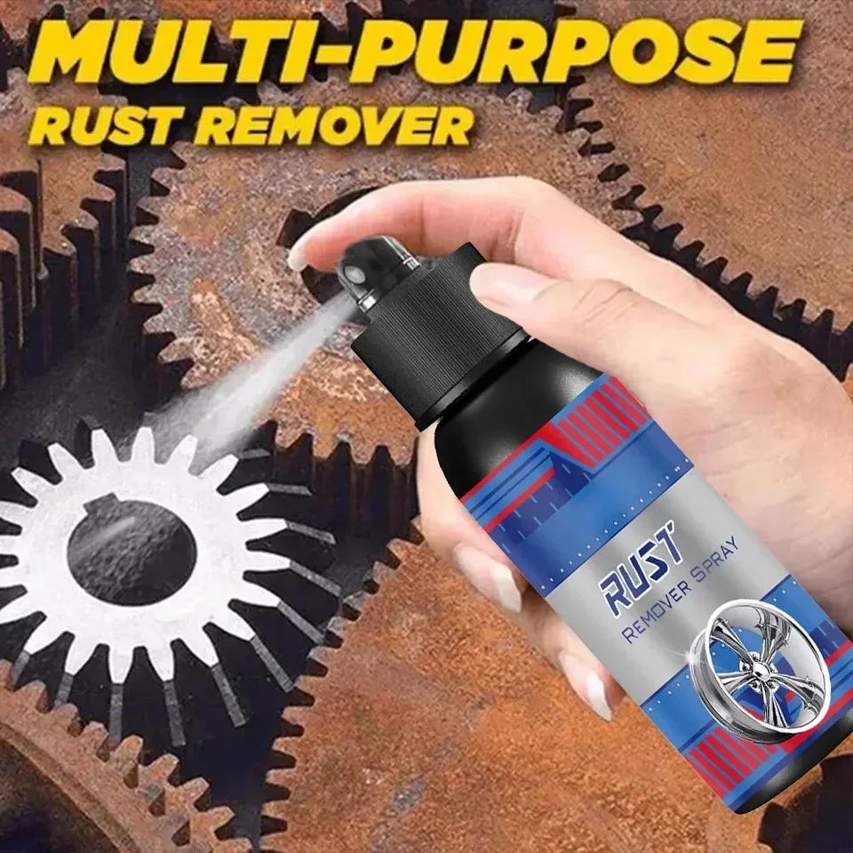 Automobilový remover inhibítor hrdzu Rust Rover Derusting Spray Strová údržba Čistiaca kovová chrómová farba Čisté mazivo