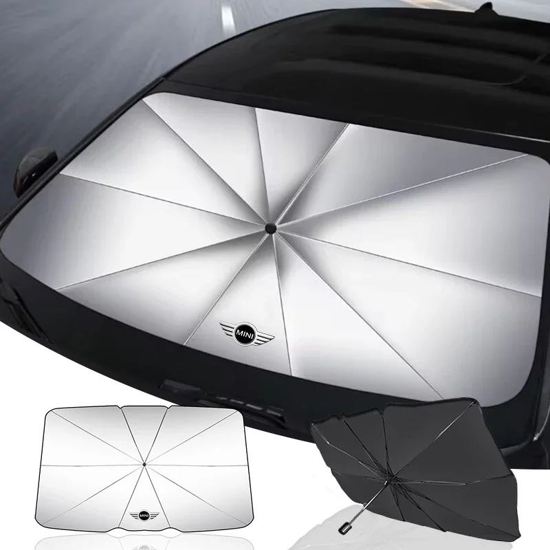 Automobilový slnečný tieň slnečného tieňa Interiérové ​​predné okno Sunshade Parasol pre Mini Cooper S 2011 2012 2013 R56 R50 R53 F56 F55