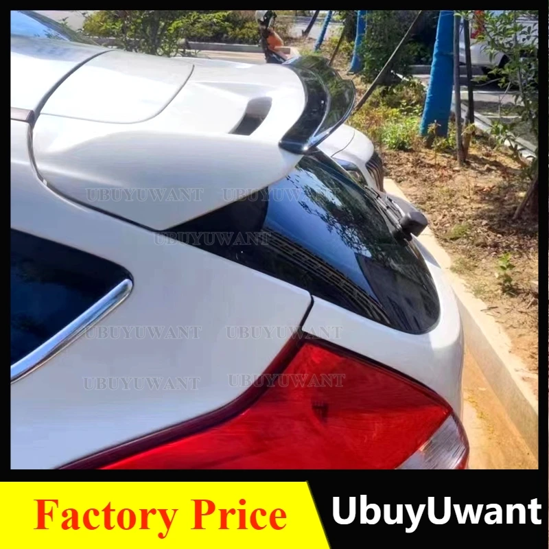 Automobilový spojler na zadnú strešnú strešnú strechu Tail Wing Abs pre Ford Focus MK3 Mk3.5 ST-Line 2012-2018 pre Ford Focus St Spoiler MK3 hatchback 4D