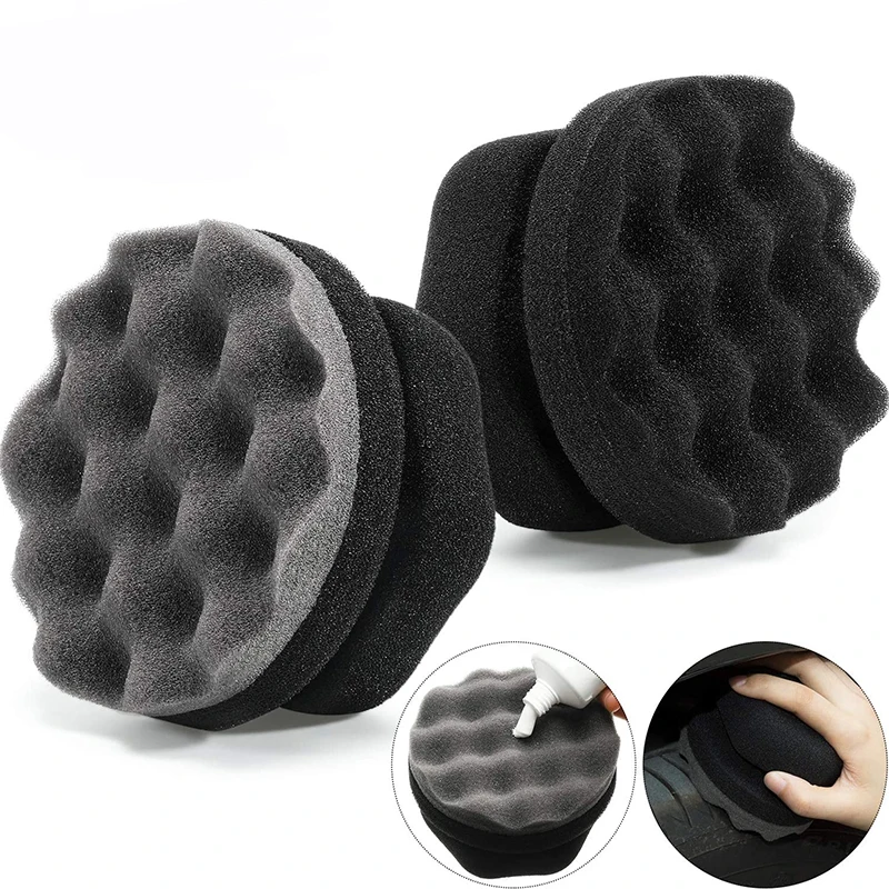 Automobilový vosk leštenie špongie Hexagonal Grip Applicator Ručná pneumatika vosk na špongiu s vysokou hustotou penovej špongie pre automatické voskovanie doplnkov