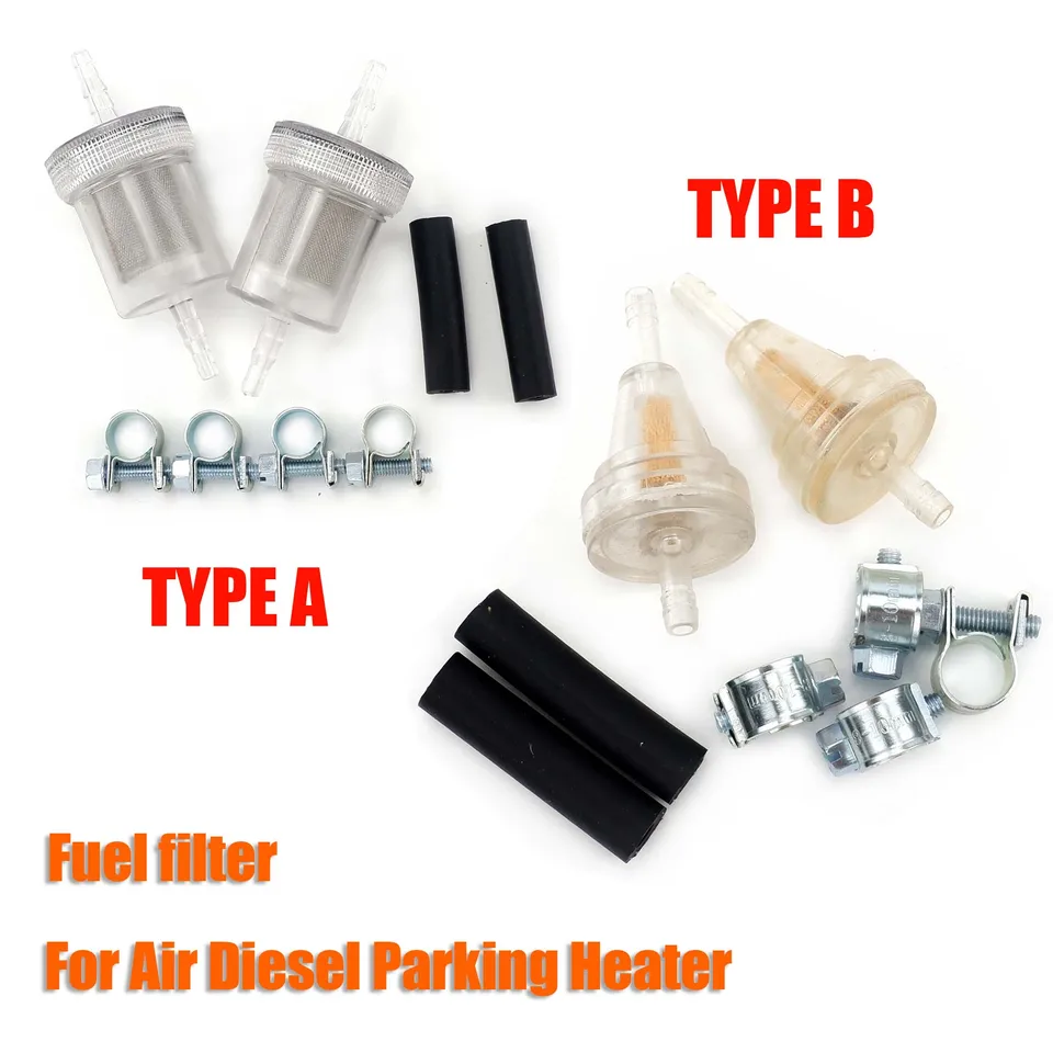 Automobilový vozík Air Diesel Parking Ohrievač palivový filter a koncová hadica a klipová súprava pre Webasto Eberspacher Typ ABC
