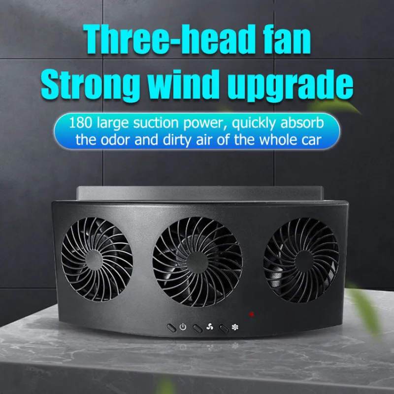 Automobilový výfukový ventilátor Vnútorné chladenie Deodorizácia chladenia elektrického ventilátora chladenia 3 Ventilácia Ventilácie hlavy