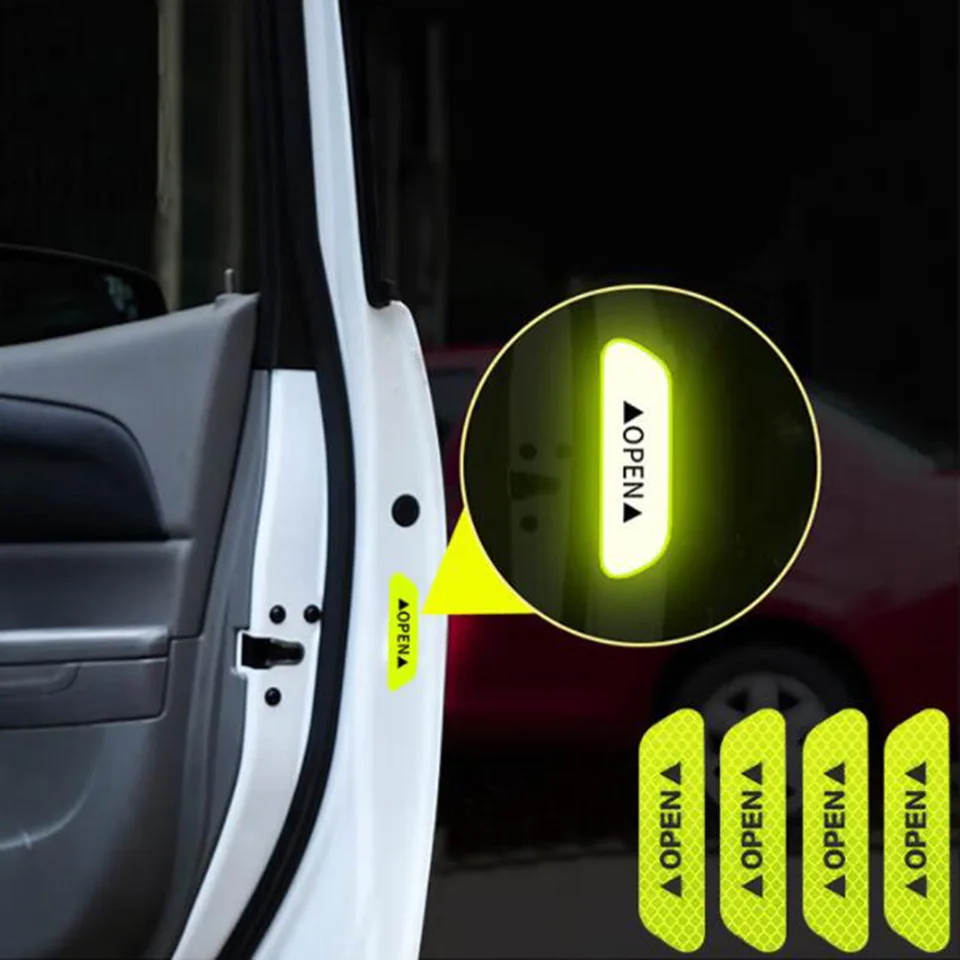 Automobily Bezpečnosť Otvorená výstražná nálepka pre reflektor pre Nissans Tiida Sylphy Teana Poznámka X-Trail 1 2 T31 T32 Serena Almera Qashqai