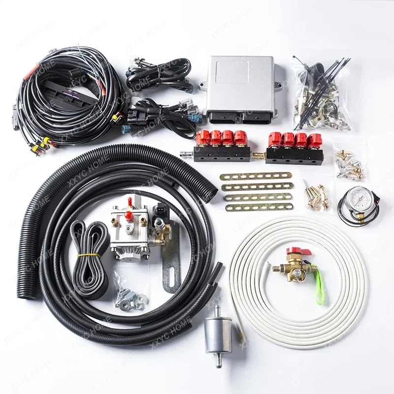 Automobily LPG súprava 3 4 6 8 CALINDER CNG Konverzné súpravy GNV Injector Trys plyn