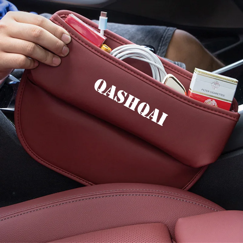 Autosedacie sedadlo Crevice Storage Box Sedlo Organizátor pre Nissan Qashqai J11 2021 2020 2019 2018- 2010 2010 2009 2008 2008 2007