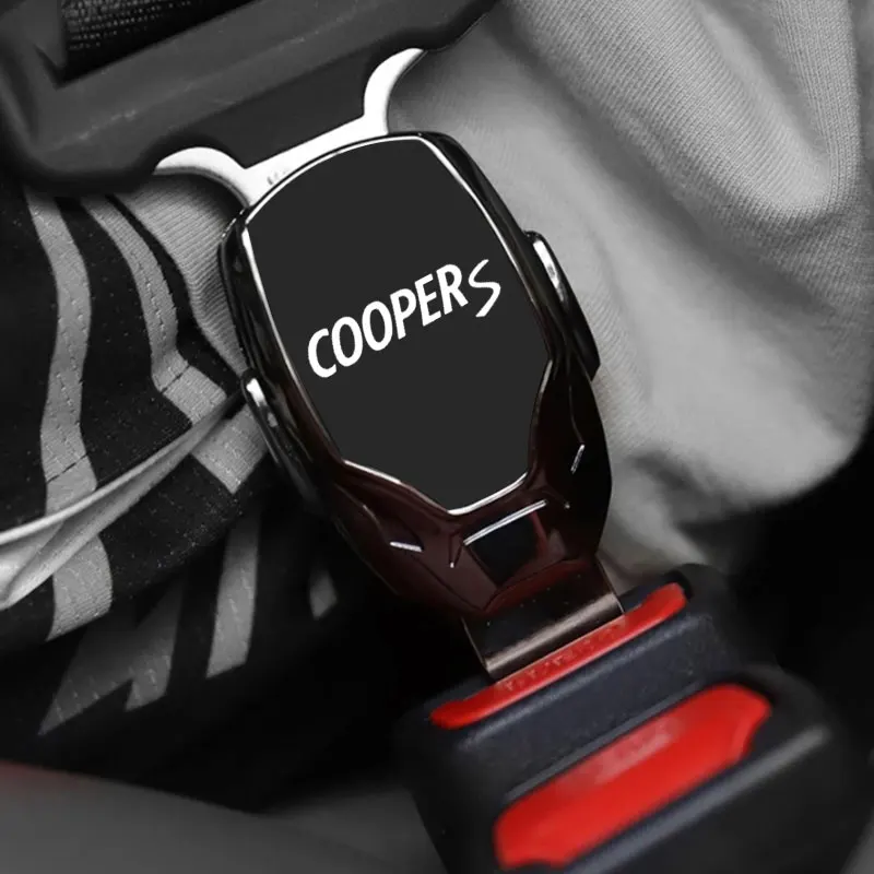 Autosedové pásové pásmo predlžovacia bezpečnostná bezpečnostná spona Klipová zástrčka doplnky pre mini Coopers JCW R55 R56 R60 R61 F54 F55 F60