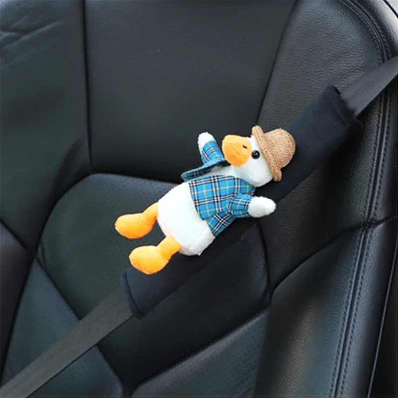 Autosedácke pásové plece pokrytie plyšový karikatúra automobilový krk bezpečnostný pás Create