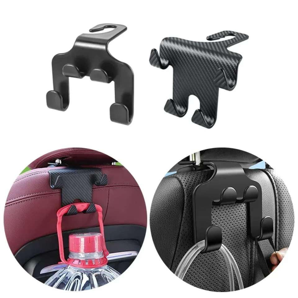 Autosedáka hlavy hlavy Hook Storage Storage Universal for kabelku s kabátmi Fit Universal vozidlo interiér Camper Accessories
