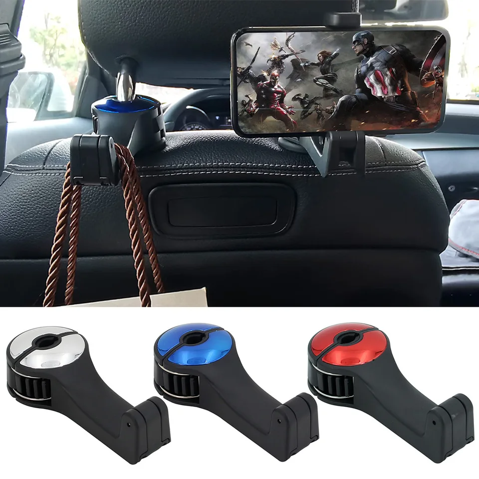 Autosedáka hlavy Hook Hook Držiteľ sedadla Organizátor sedadla pre Dacia Spring Jogger Sandero Stepway Logan Duster Auto doplnky