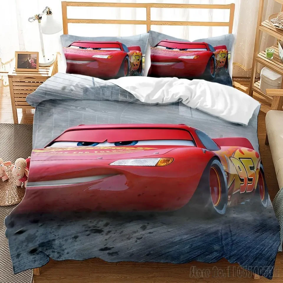 Autá McQueen tlačené obliečky na obliečka na obálku HD HD Cover pre deti pre deti