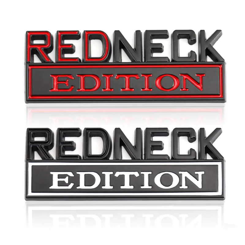 Autá Redneck Edition Logo Logo Decal Tail Side Sticker predná kapucňa mriežky pre Grand Cherokee Liberty Patriot Renegade