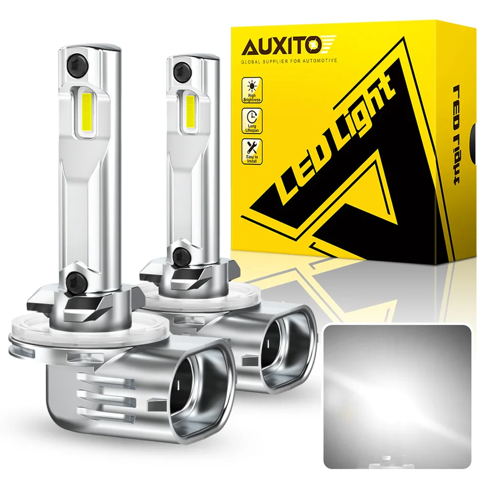 Auxito 2ks H27 881 880 LED žiarovka 6500k H27W/2 H27W/1 Hmlové svetlo pre vozidlo DRL DEN RUNG LAMB Žmlo