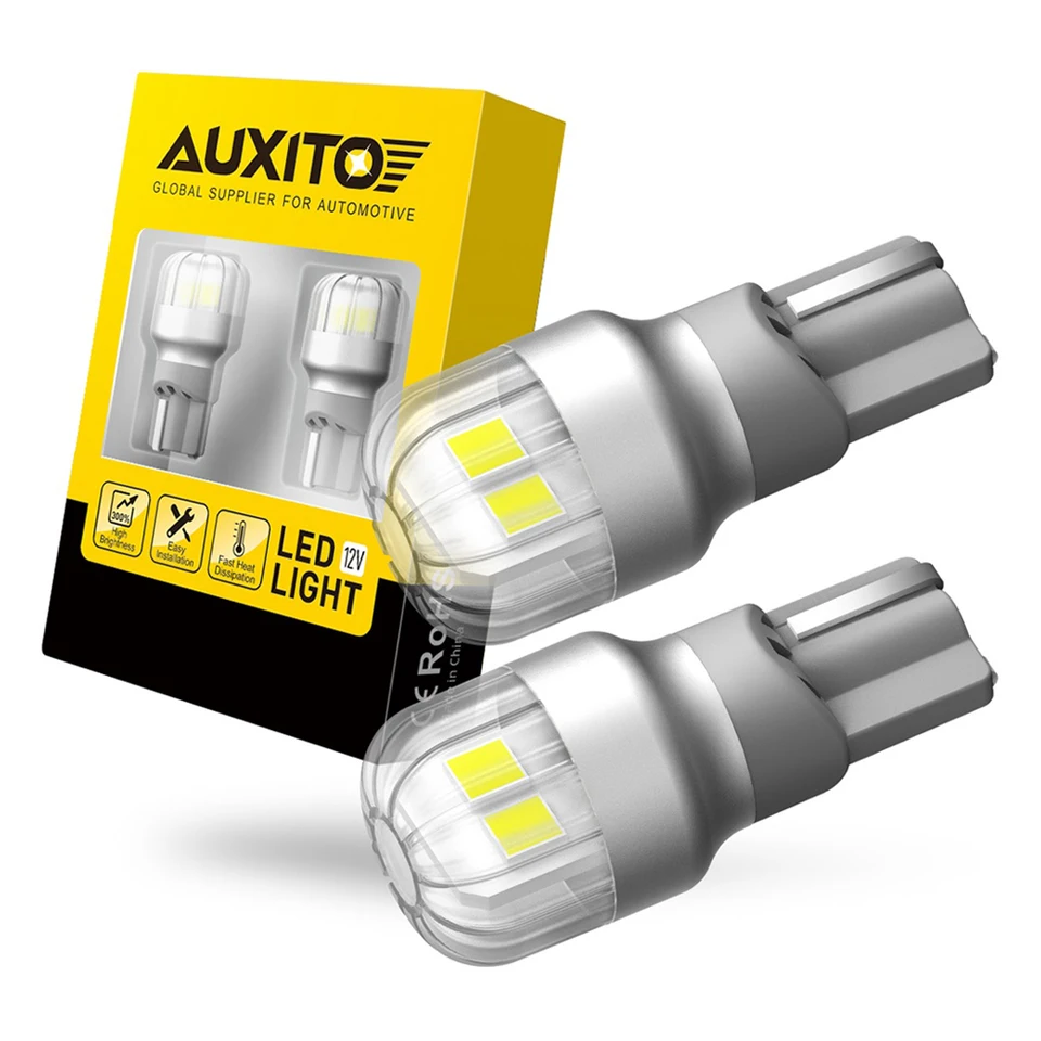 Auxito 2ks Super Bright W16W T15 LED CANBUS žiarovky 3030 SMD T16 912 921 LAMP AUTOMOTIVE Exteriér Reverzné svetlá 6000K 12V