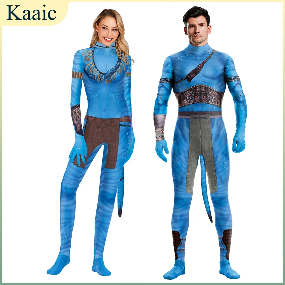 Avatar kostým Ženy a muži Avatar Avatar spôsob vody Cosplay 2023 oblečenie sexy kombinézy pre dospelých Bobysuit Vianoce