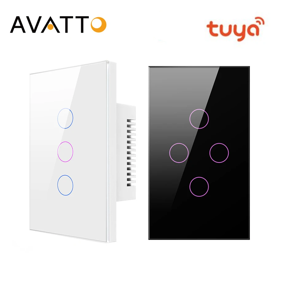 AVATTO SMART Wall Touch SMART prepínač s neutrálnou káblovou aplikáciou SMART LIFE APP
