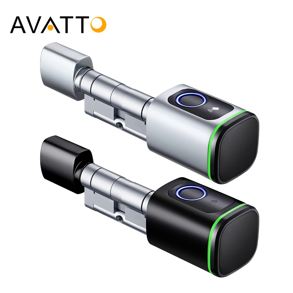 AVATTO TUYA Bluetooth SMART ELEKTRONICKÝ DVERE LOCK, DIY CATER CORE Fingerprint/Smart Card/Heslo/kľúč odomknutia domácej bezpečnosti
