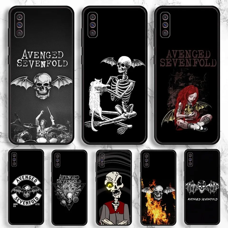 Avenged Sedemfold Band Telefón puzdro pre Samsung Galaxy A13, A21S, A22, A31, A32, A52, A53, A71, A80, A91