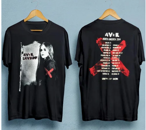 Avril Lavigne tričko Avril Lavigne Tee Vintage Avril Lavigne Tour Tour tričko