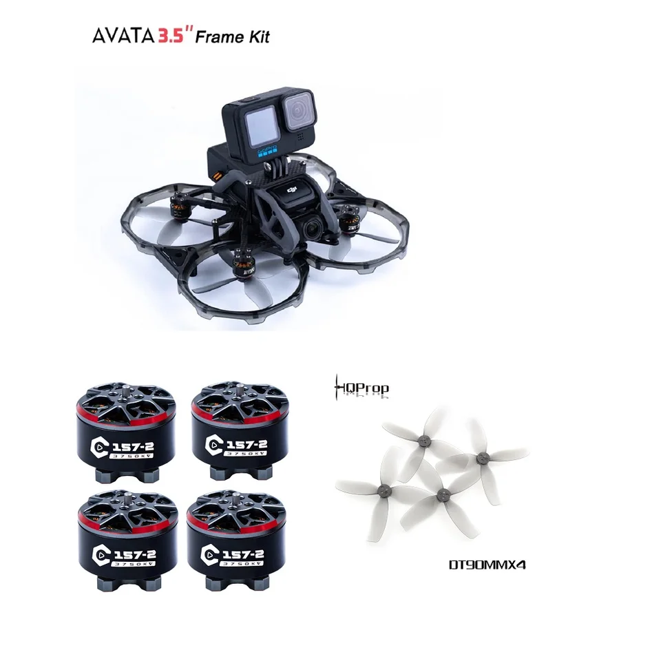 Axisfling Avata 3.5 Aktualizácia rámcovej súpravy s C157 V2 HQ PROP T2.9x2.5x5 Perfektné nastavené na aktualizáciu pôvodnej DJI Avata