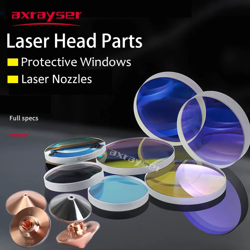 Axrayser Laser Ochranné šošovky a dýzy Všetky typy laserových hlavných dielov pre rezanie vlákien Raytools Precitec WSX Bodor 37x7